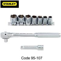 Bộ khẩu 6 cạnh 11 chi tiết hệ mét 3/8” Stanley 95-107 ( 8-19mm)