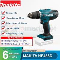 Máy khoan vặn vít pin BL 18V Makita HP488